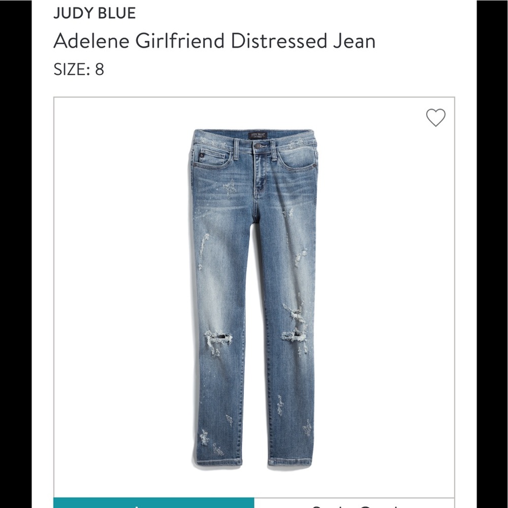 Judy blue distressed jeans